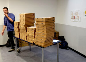 Octobre 2023 - Vente de pizzas et de bières